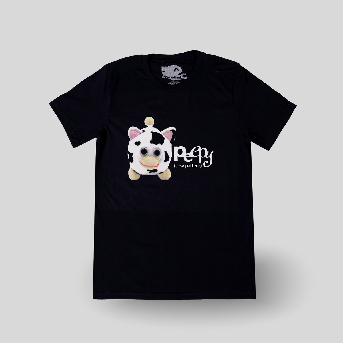 Cow Peepy Shirt – Item Label