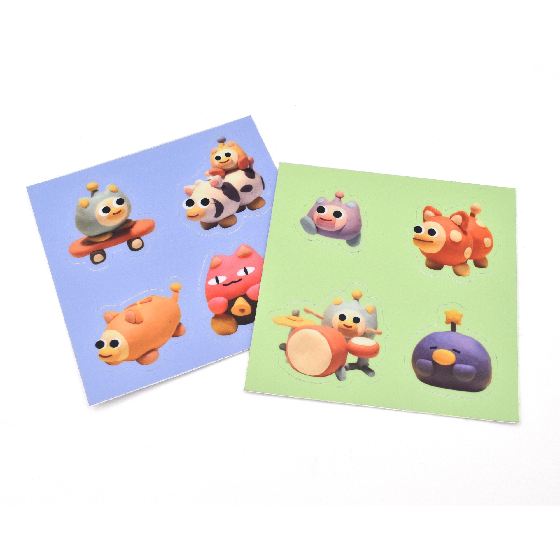 Clay Friends Sticker Sheet Set