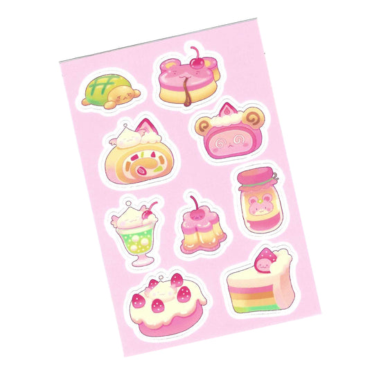 Yummy Desserts Sticker Sheet