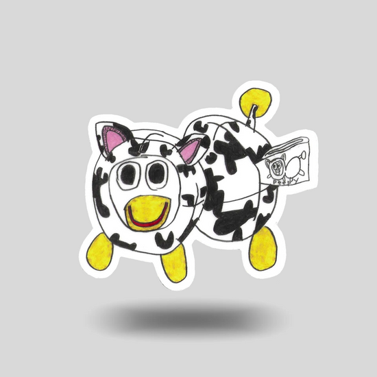 Cowpy Vinyl Sticker