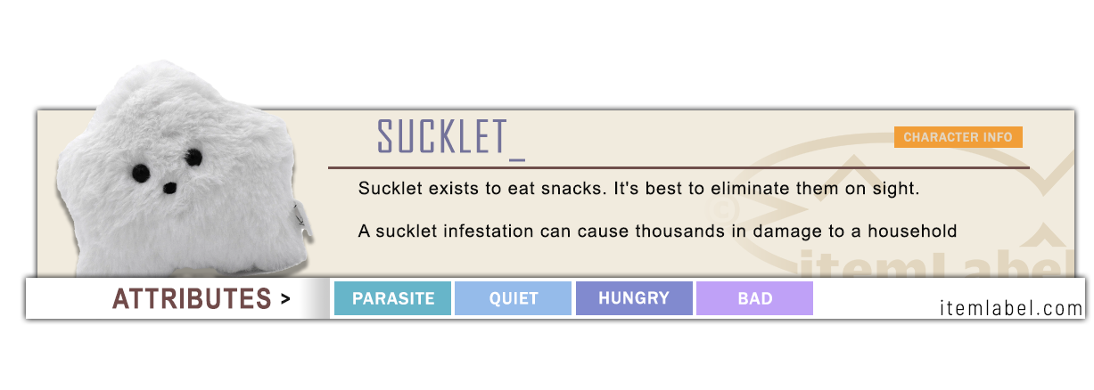 characters – Item Label