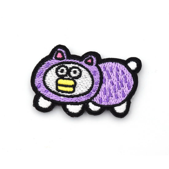 Peepy Patch - Purple Fuzzpy