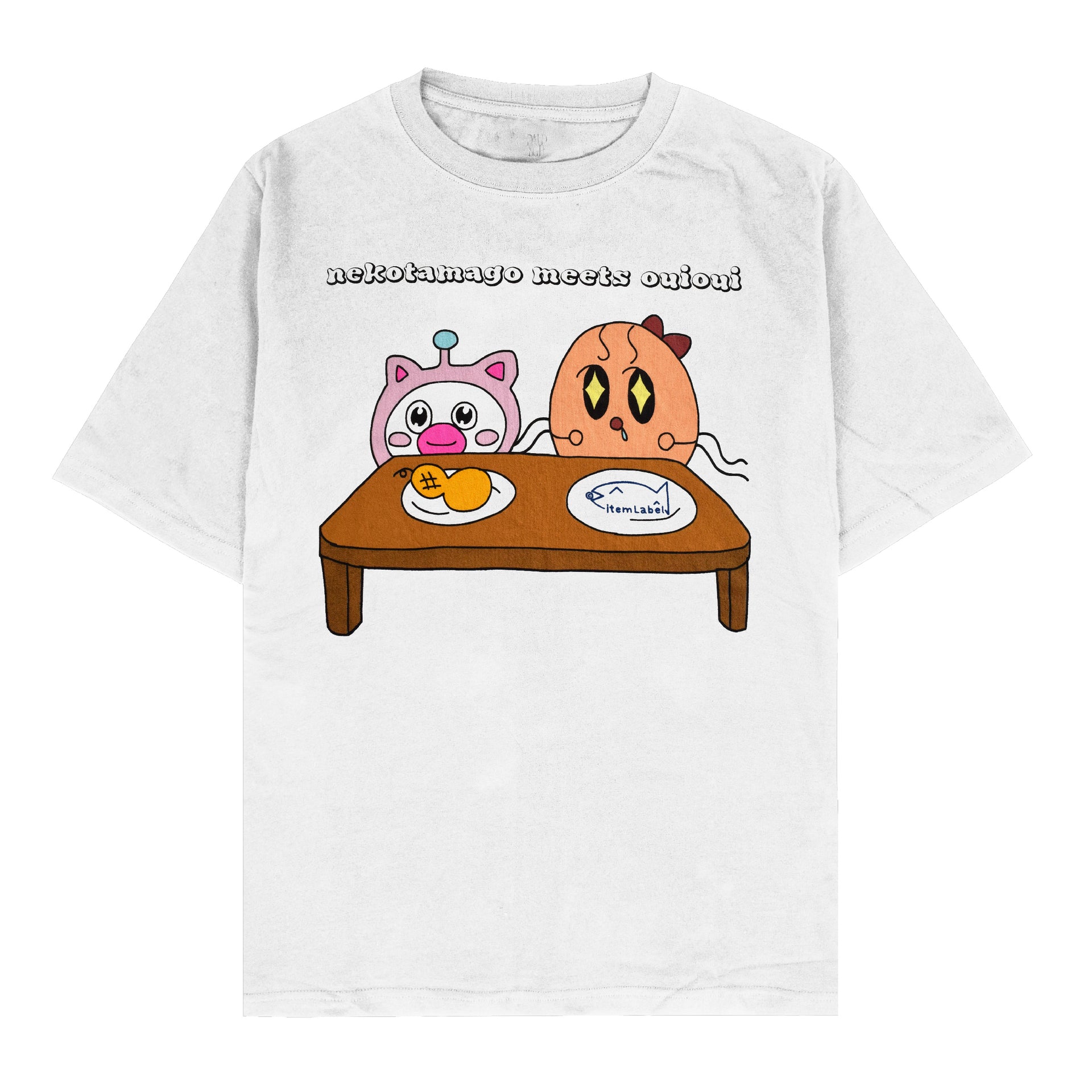 Nekotamago Meets OuiOui Shirt